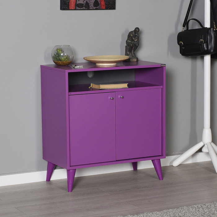 Hanah Home Armario Multiusos Morado Adr-220-Uu-1